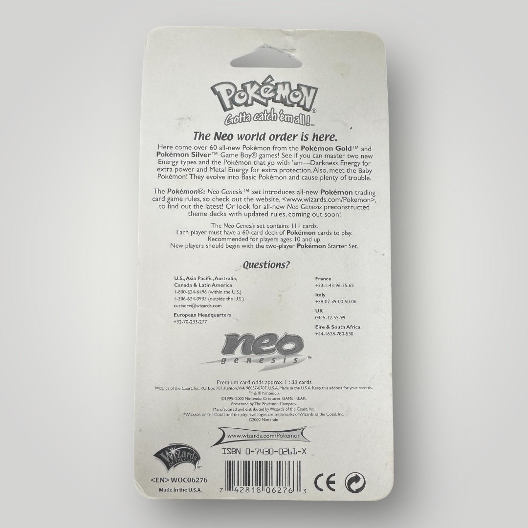 Neo Genesis sealed pack in sealed blister