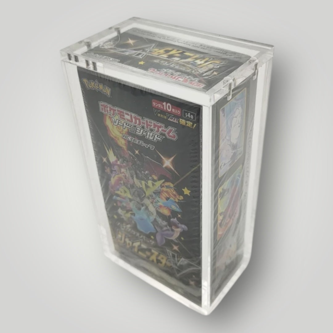 Poke Armor- Japanese Booster Box Acrylic Case- 10-20 Pack Box