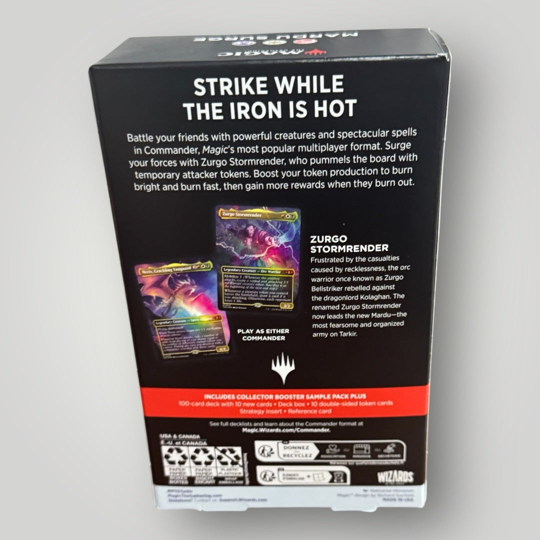 Tarkir Dragonstorm: Mardu Surge commander deck