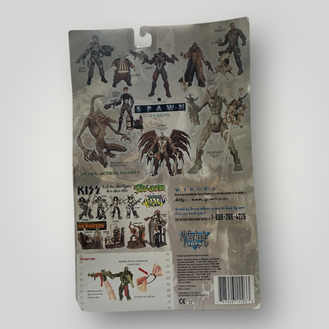 1997 McFarlane Spawn the Movie Unmasked Spiked Spawn 6" Figure New Sealed