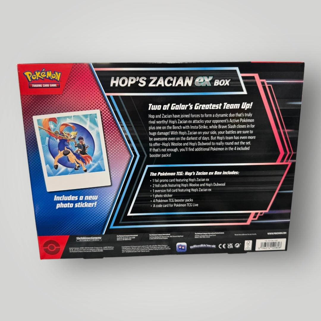 Hop’s Zacian EX Box