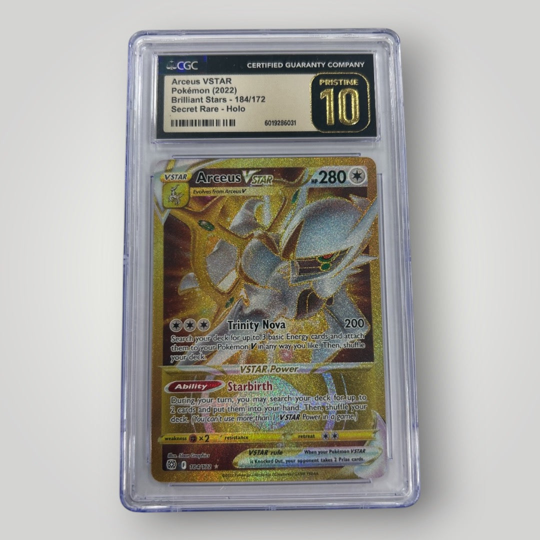 PSA GEM MT 10 Arceus VSTAR (184/172) [Sword & Shield: Brilliant Stars]
