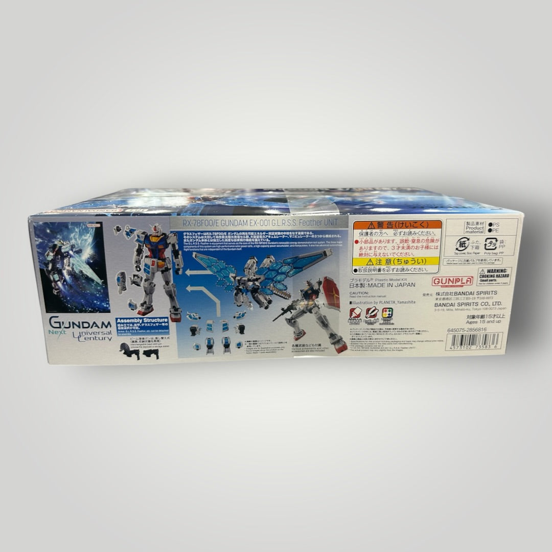 Bandai Spirits 1/144 RX-78F00/E Gundam EX-001 Glass Feather Plastic Model Kit
