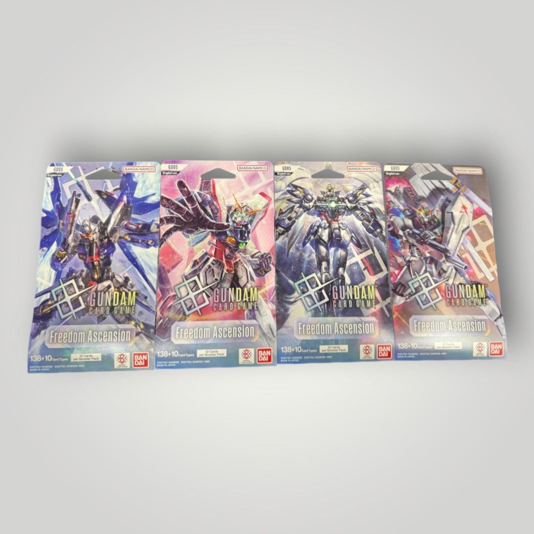 Gundam Card Game Sleeved Booster Pack | Freedom Ascension GD05