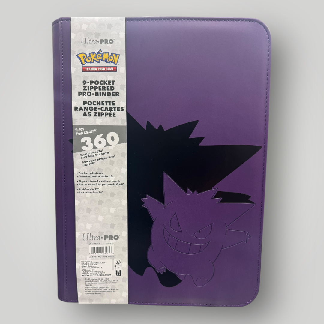 Ultra PRO 9-Pocket Zippered PRO- Binder Gengar POP'N TOYZ Ultra PRO 9-Pocket Zippered PRO- Binder Gengar POP'N TOYZ
