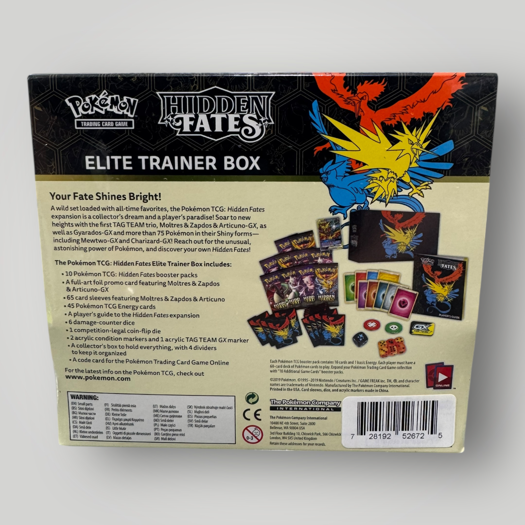Pokemon Hidden Fates Elite Trainer Box