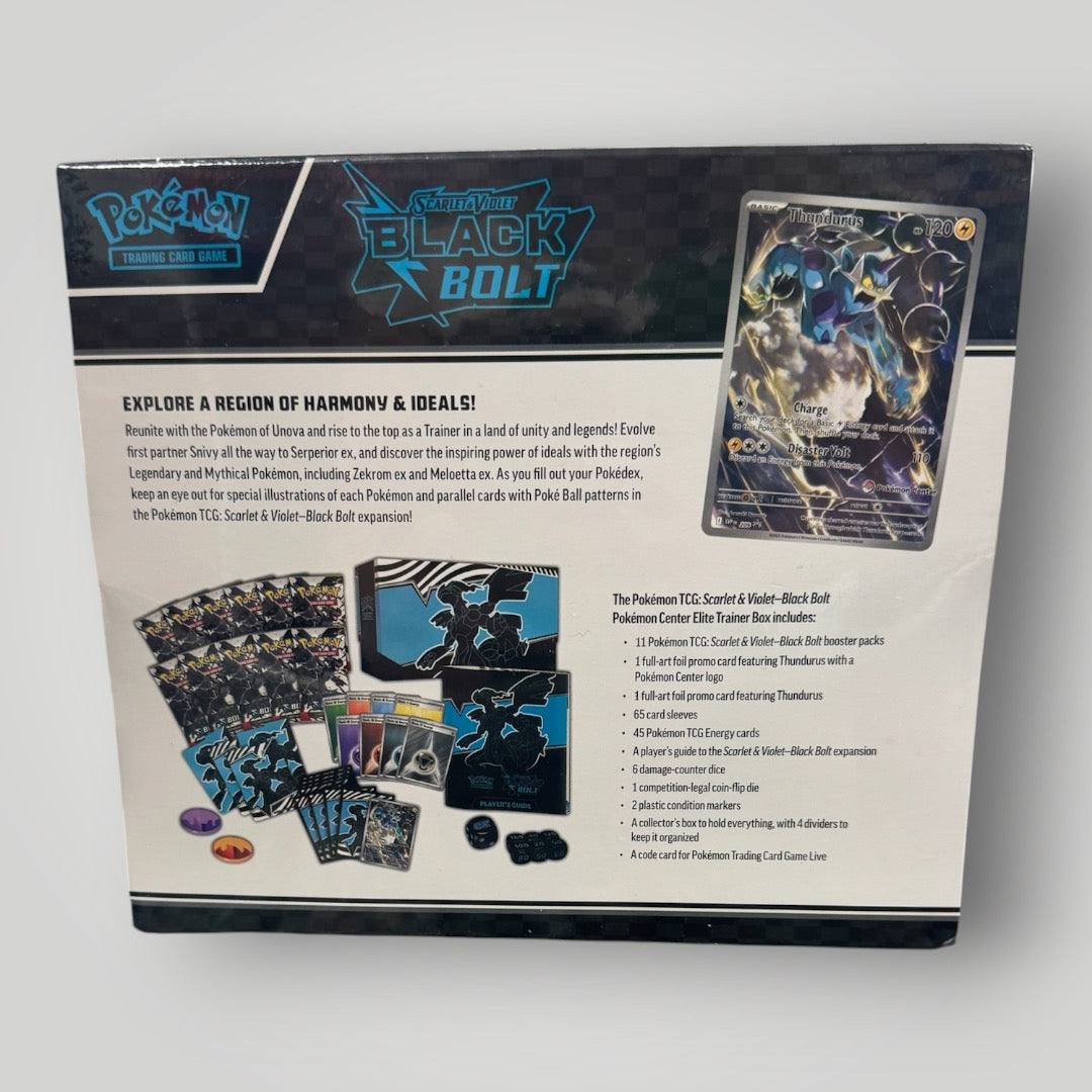 Black Bolt Pokémon Center ETB