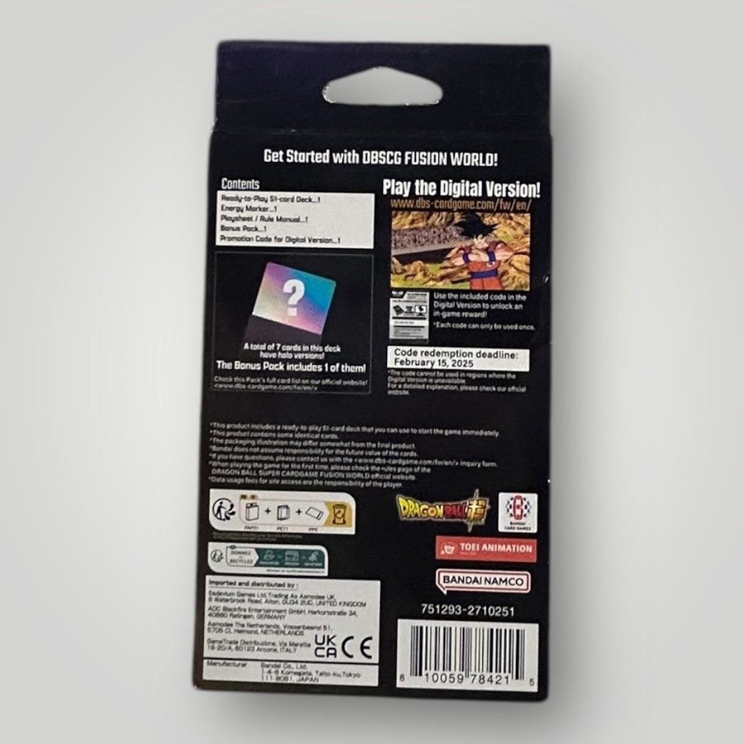 DragonBall Super Card Game FusionWorld Starter Deck -Son Goku-