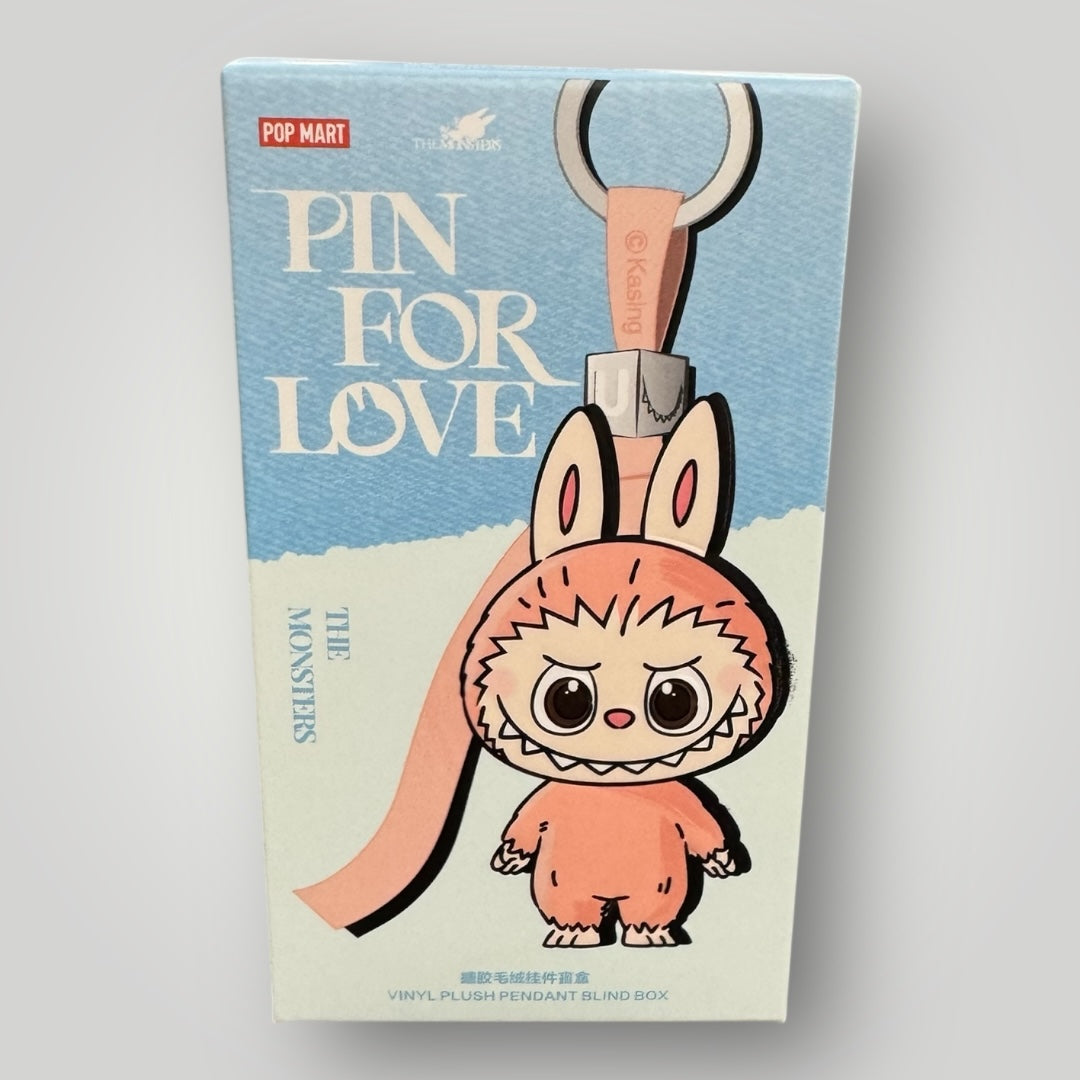 Labubu Pin For Love The Monsters mini Blind box (N-& Blue box set