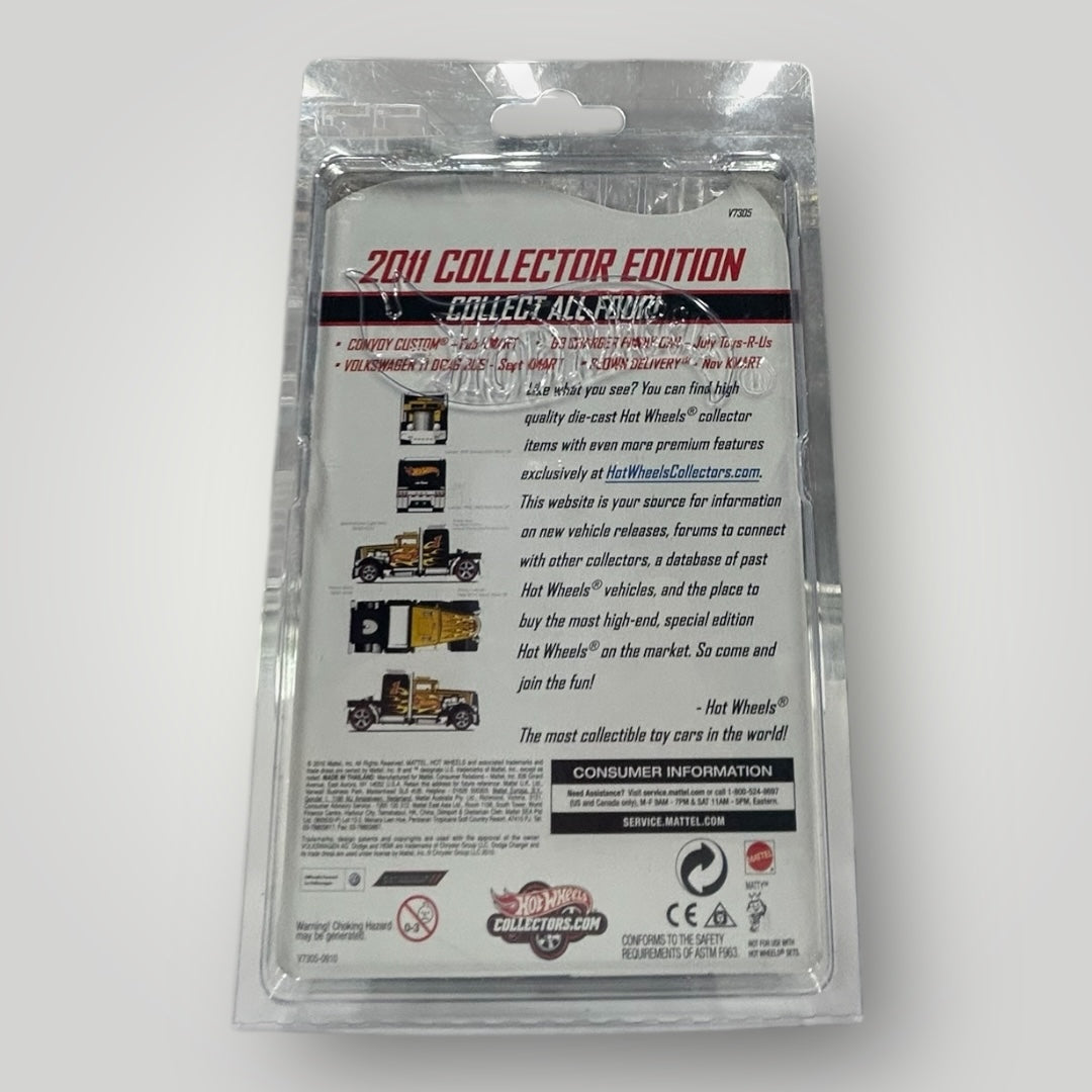 2011 Hot Wheels Kmart Mail In CONVOY CUSTOM With PROTECTOR