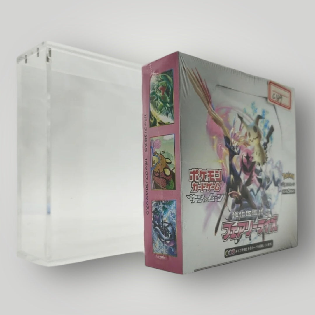 Poke Armor- Japanese Booster Box Acrylic Case- 30 Pack Box Poke Armor- Japanese Booster Box Acrylic Case- 30 Pack Box