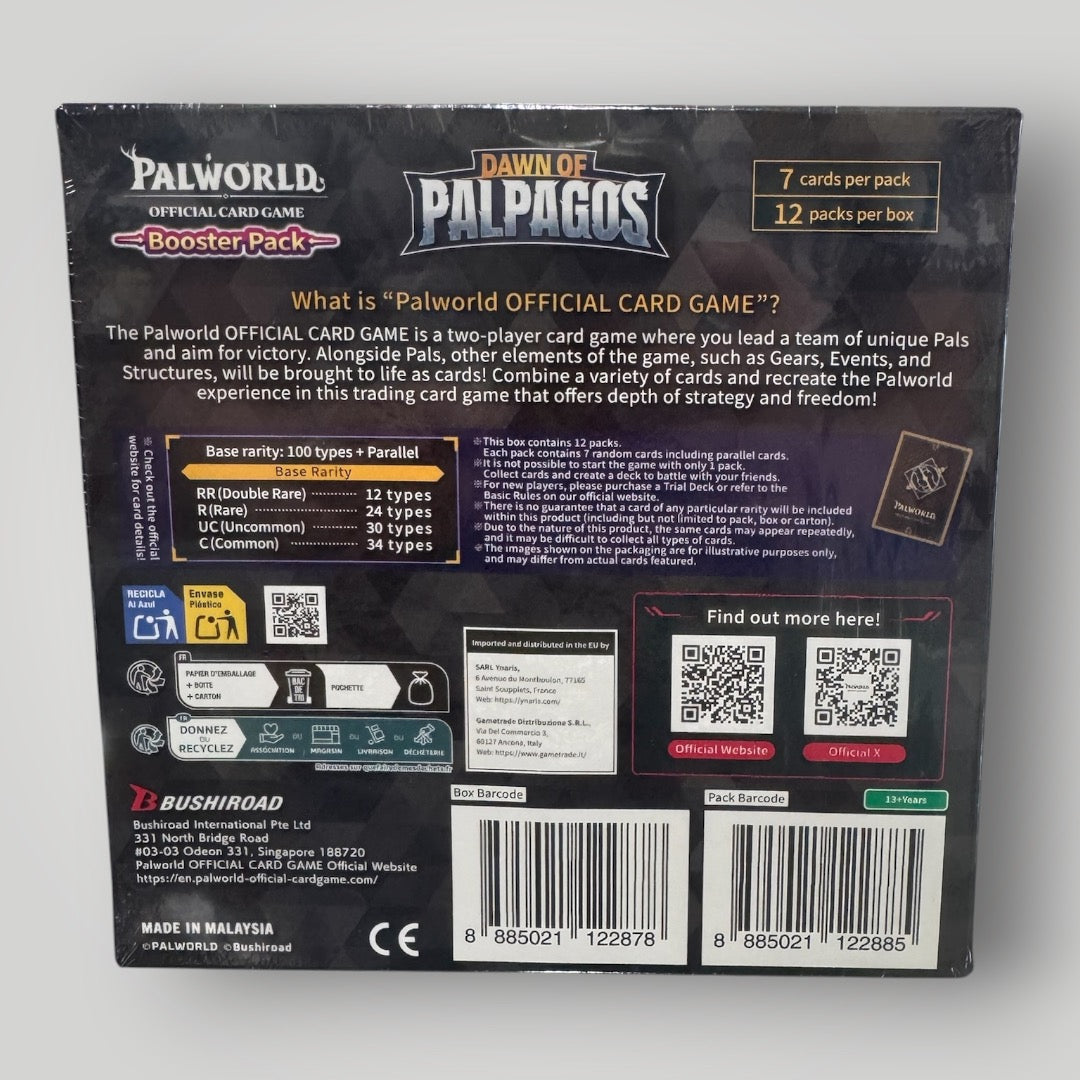Palworld Dawn of Palpagos booster box