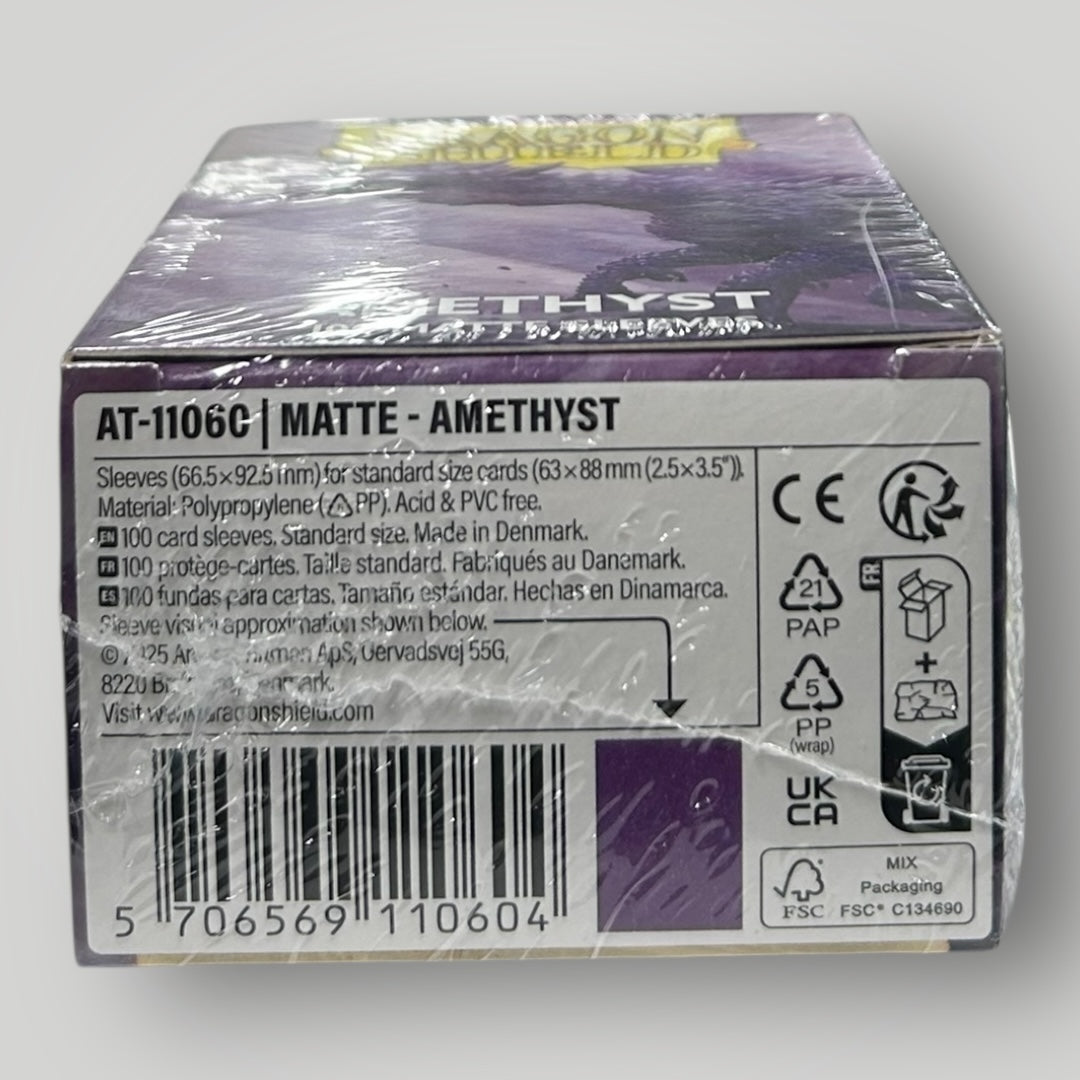 Dragon shield: Amethyst Matte Sleeves