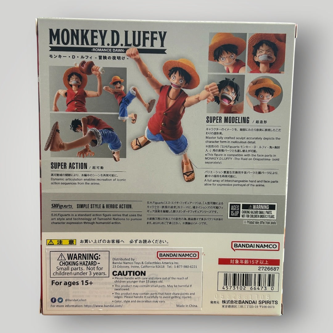 Bandai S.H.Figuarts Monkey.D.Luffy -Romance Dawn- action figure