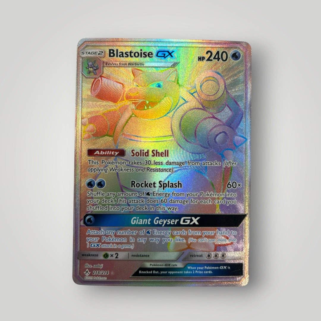 blastoise gx pokemon card value 218/214 Blister Option:Umbreon this item offers a booster-box-protector List of out of