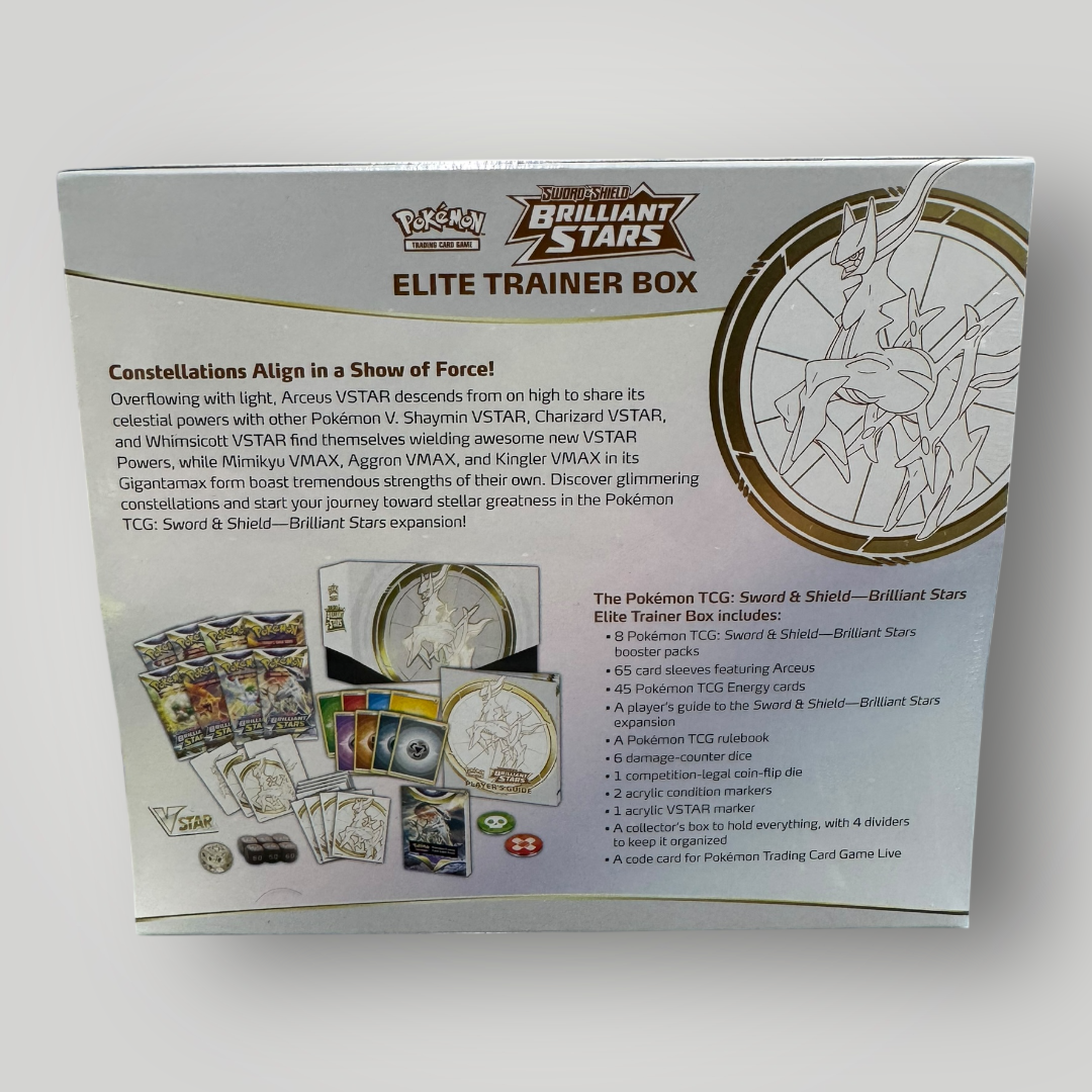 Pokemon SWSH09 Brilliant Stars Elite Trainer Box