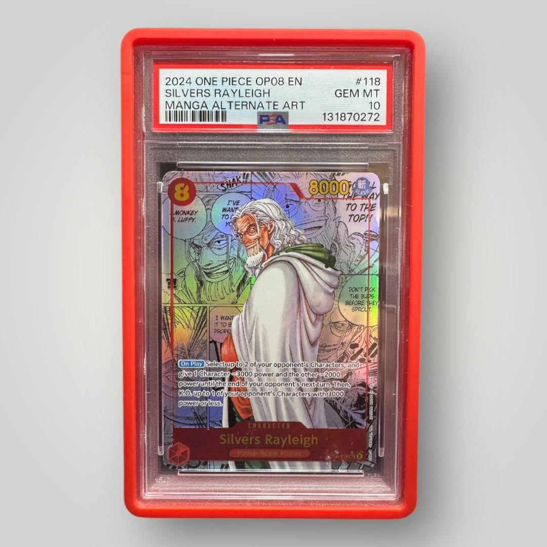 One Piece Silvers Rayleigh PSA 10 Two Legends