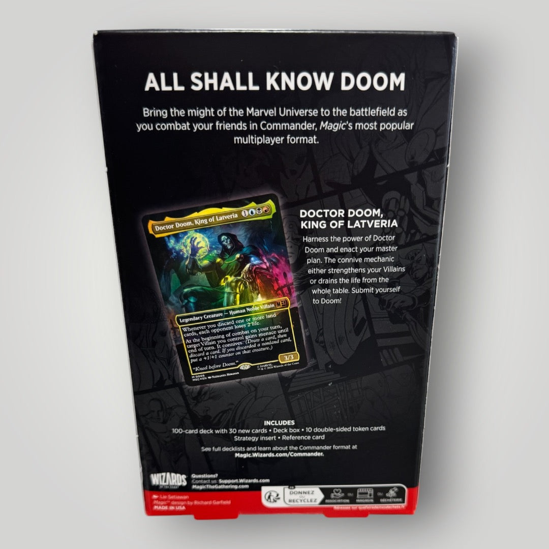 Magic the Gathering : Marvel Super Heroes Commander Deck - Doom Prevails
