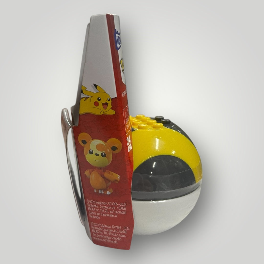 MEGA Pokemon Pokeball Set S20 - TEDDIURSA in Ultra Ball (24 Pieces) HWR24 - New
