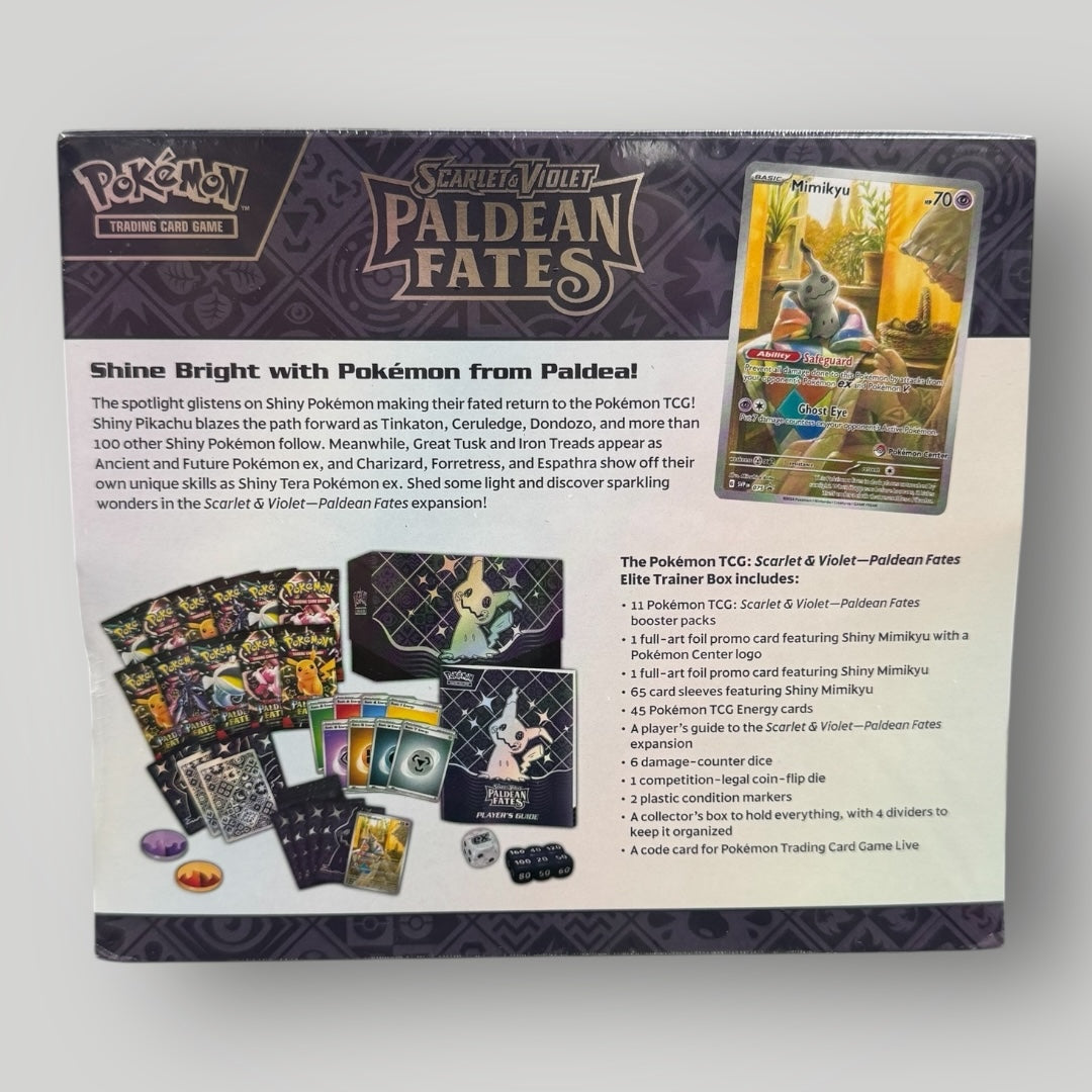 Pokemon S&V Paldean Fates Pokemon Center ETB