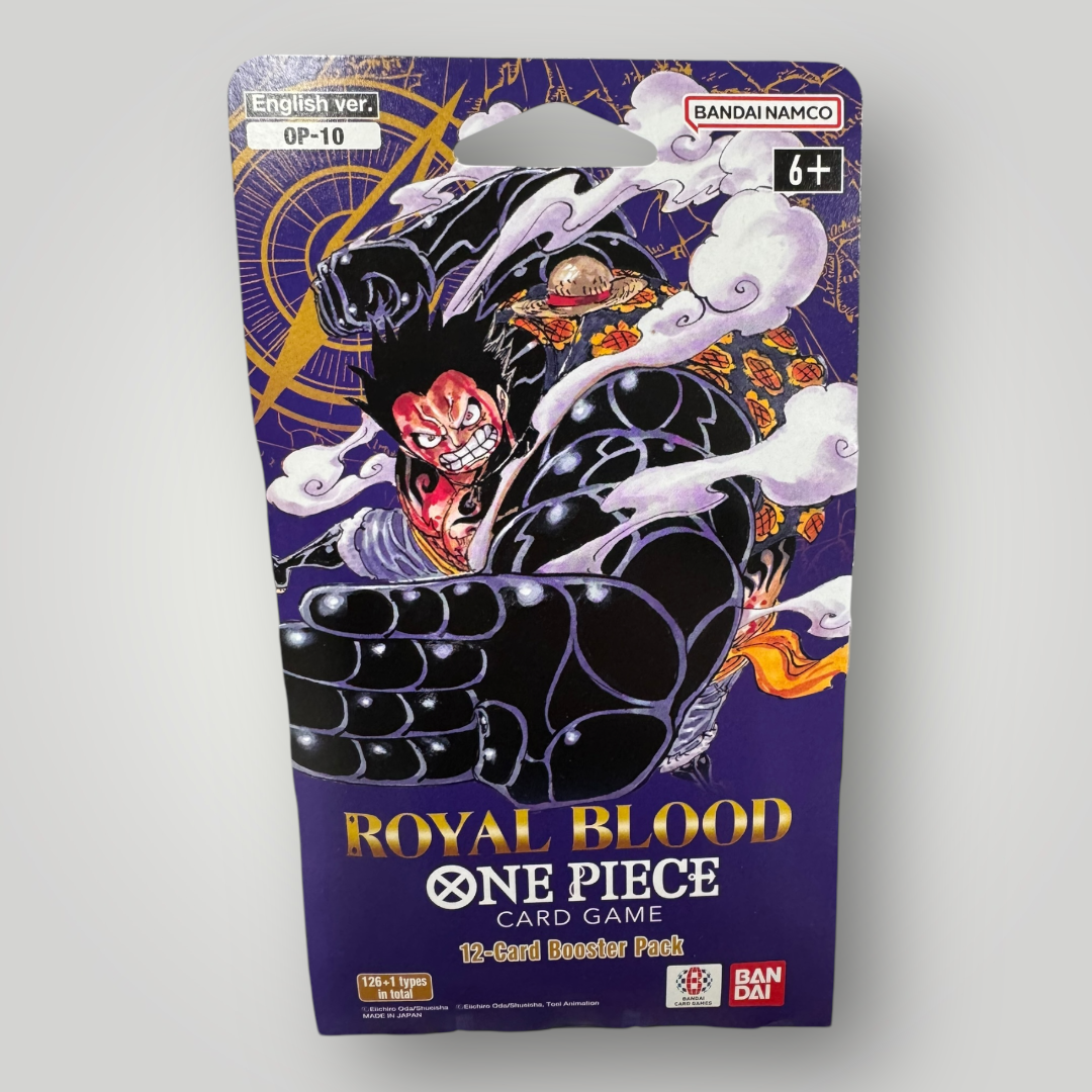 one piece op 10 booster box One Piece (OP10) Royal Blood Sleeved Booster Pack – POP'N TOYZ