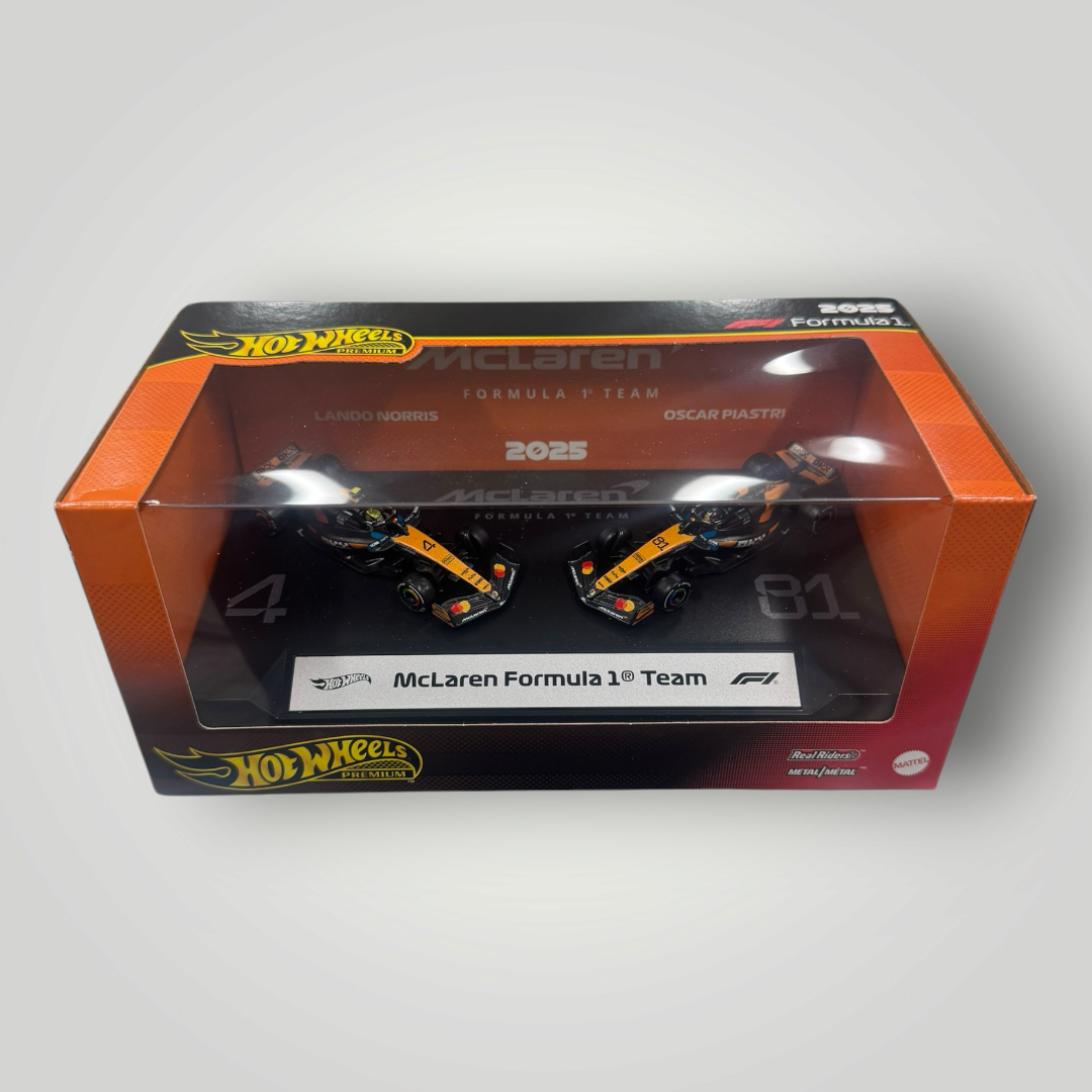 Hot Wheels Premium Formula 1 – McLaren Formula 1 Team Two-Car Set