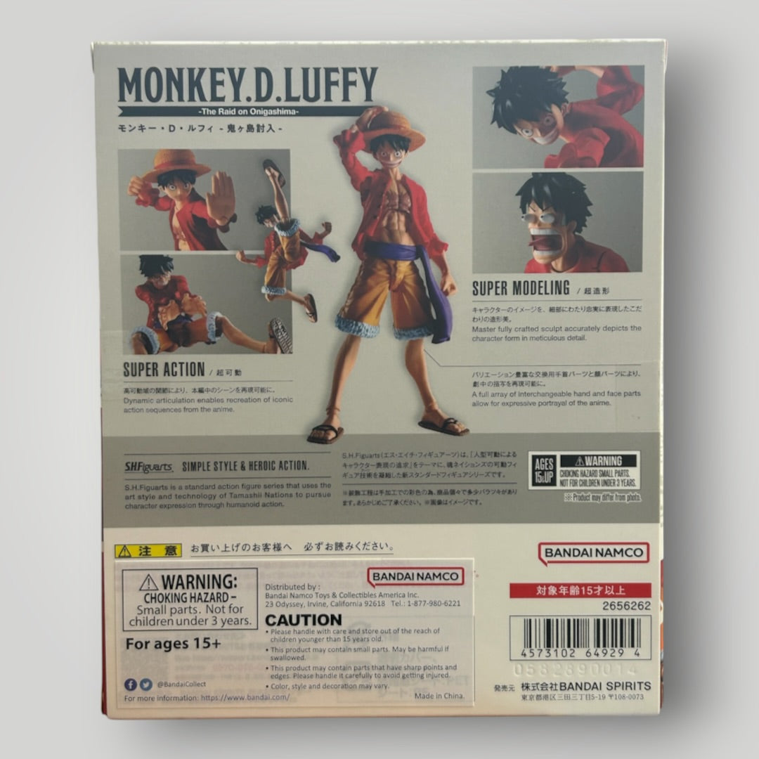 Bandai S.H.Figuarts Monkey.D.Luffy -The Raid on Onigashima- action figure