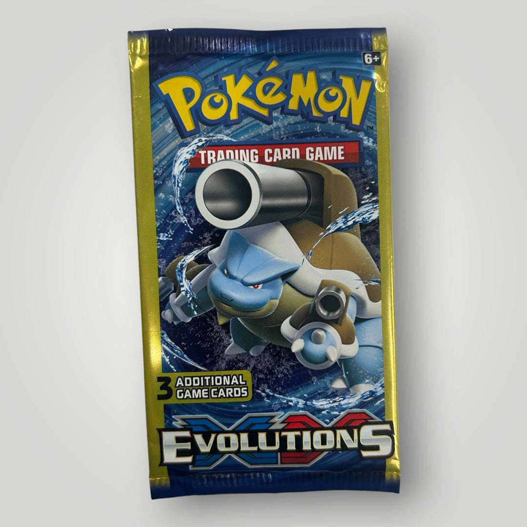 pokemon tcg xy evolutions booster pack sealed XY - Evolution Booster including one Rare or higher Pokmon XY evolutions 3-Card booster