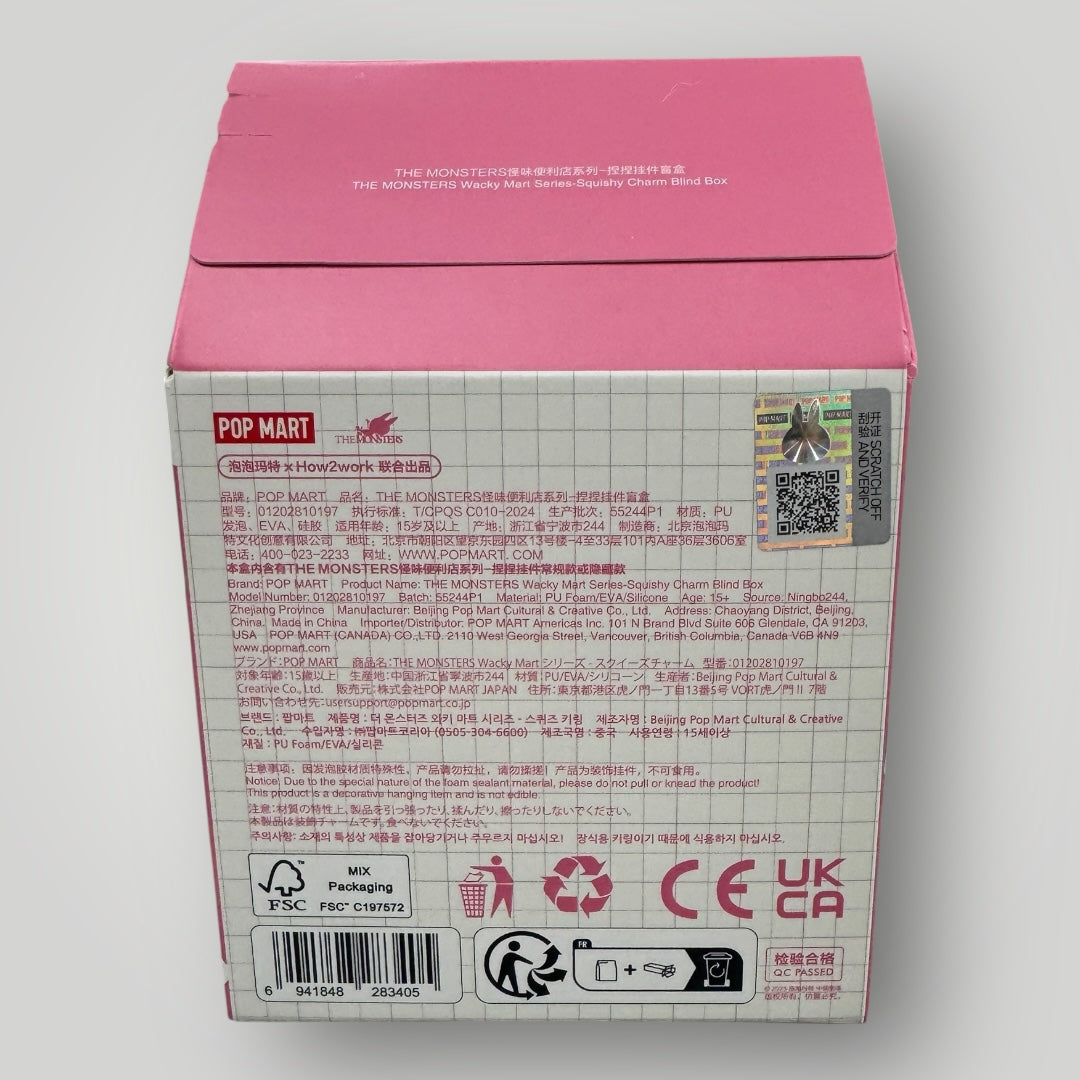 The Monsters Labubu Squishy Charm Box