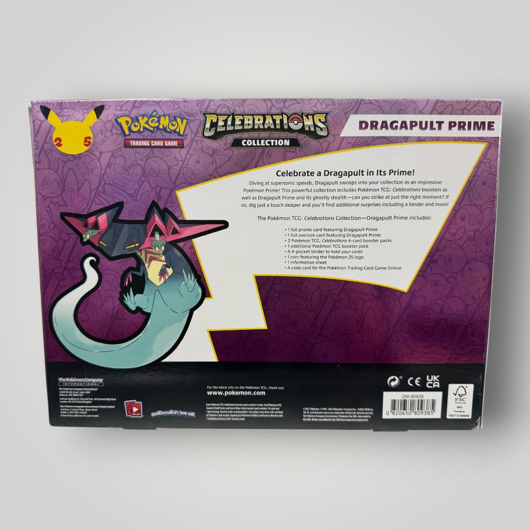 Dragapult Prime Celebrations Collection