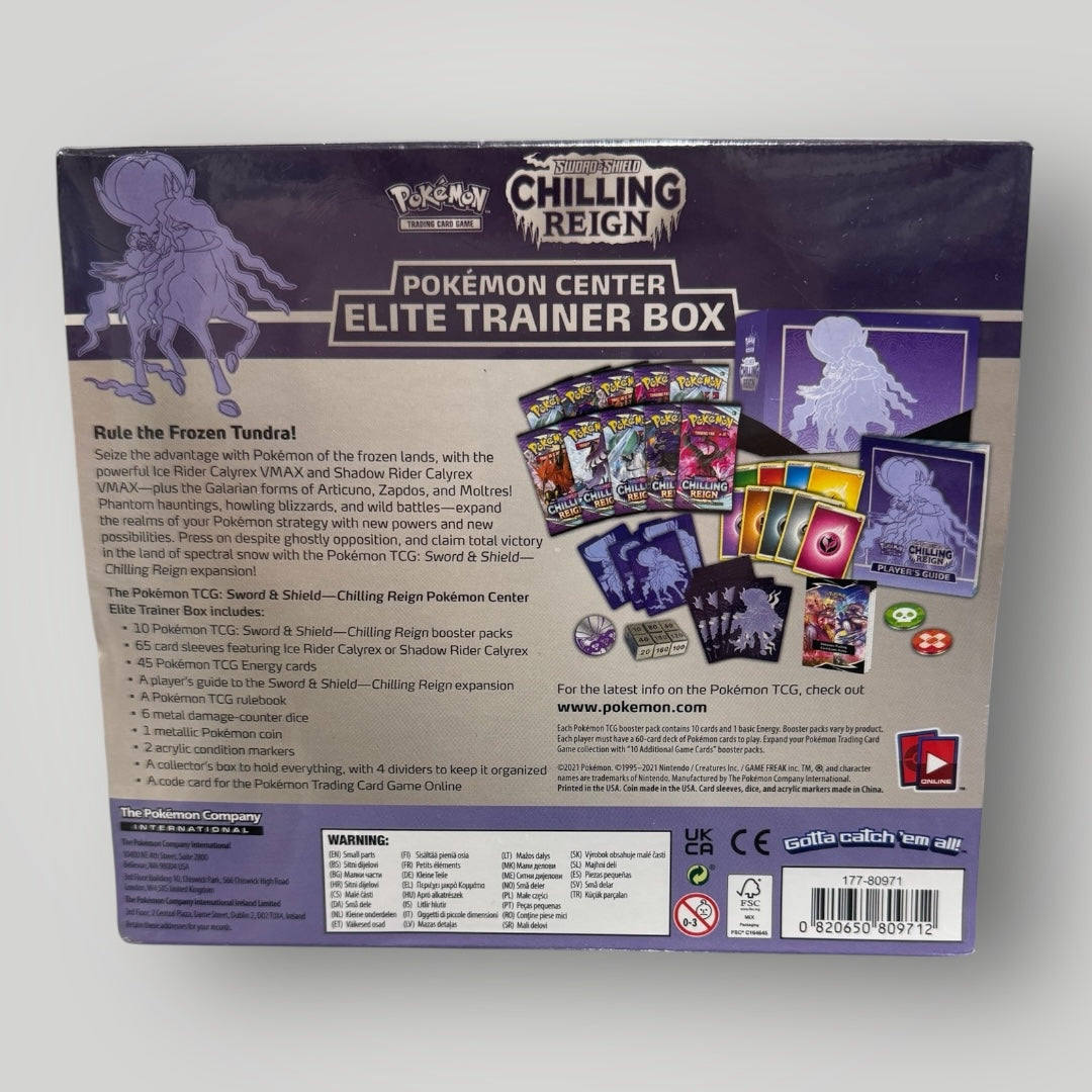 CHILLING REIGN - Pokemon Center ETB