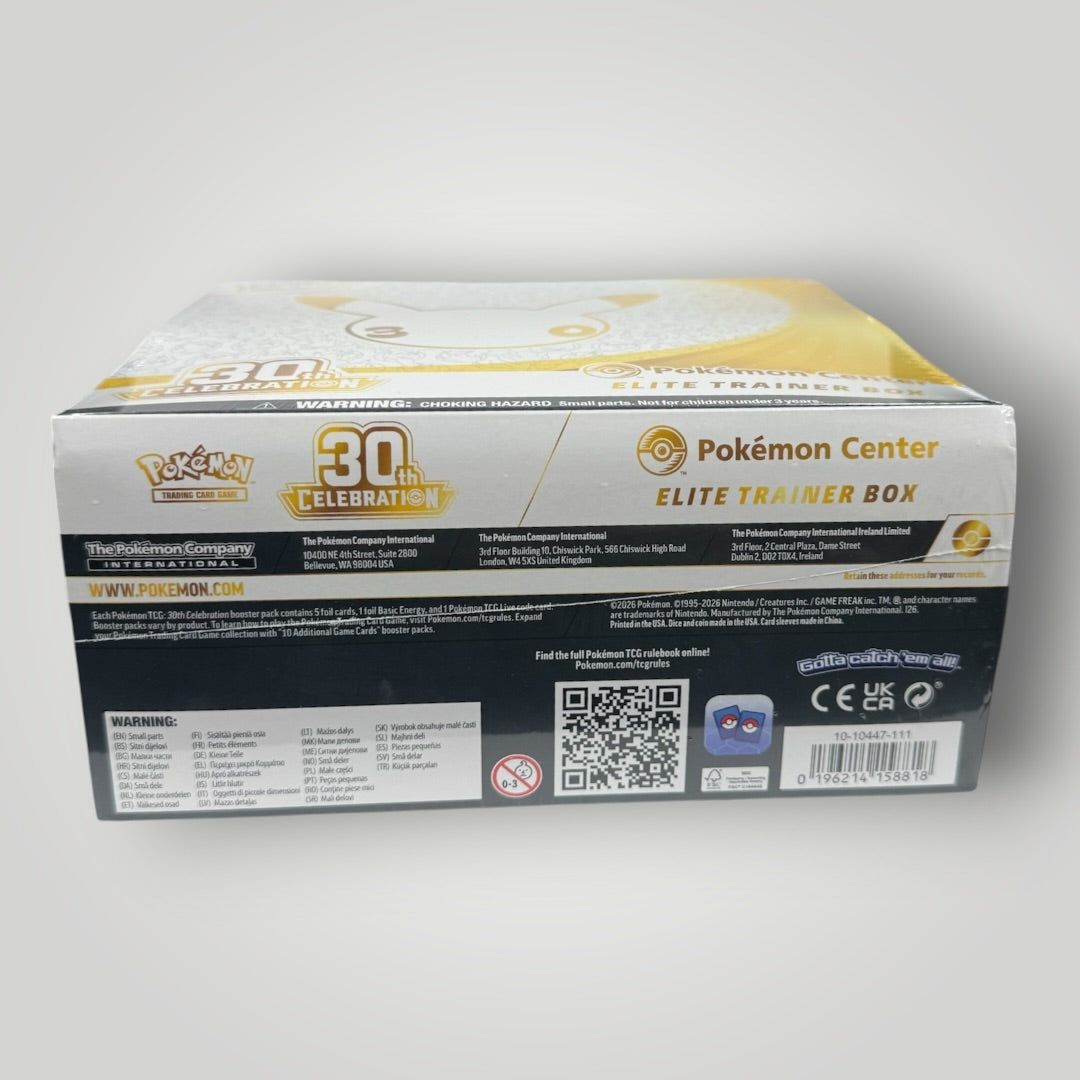 30th Celebration Pokémon Center ETB