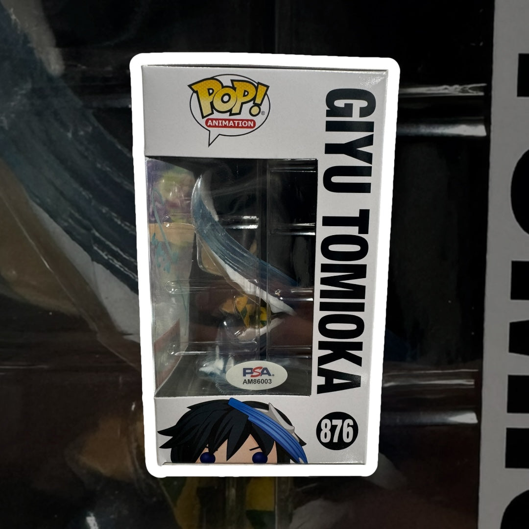 Demon Slayer Giyu Tomioka Autographed by Johnny Yong Bosch