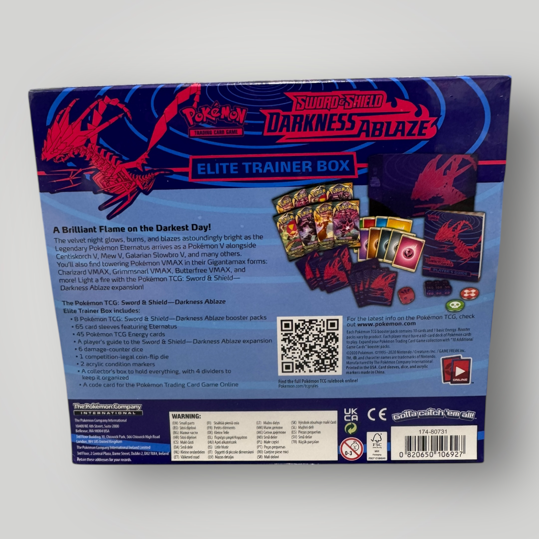 Pokemon SWSH03 Darkness Ablaze Elite Trainer Box