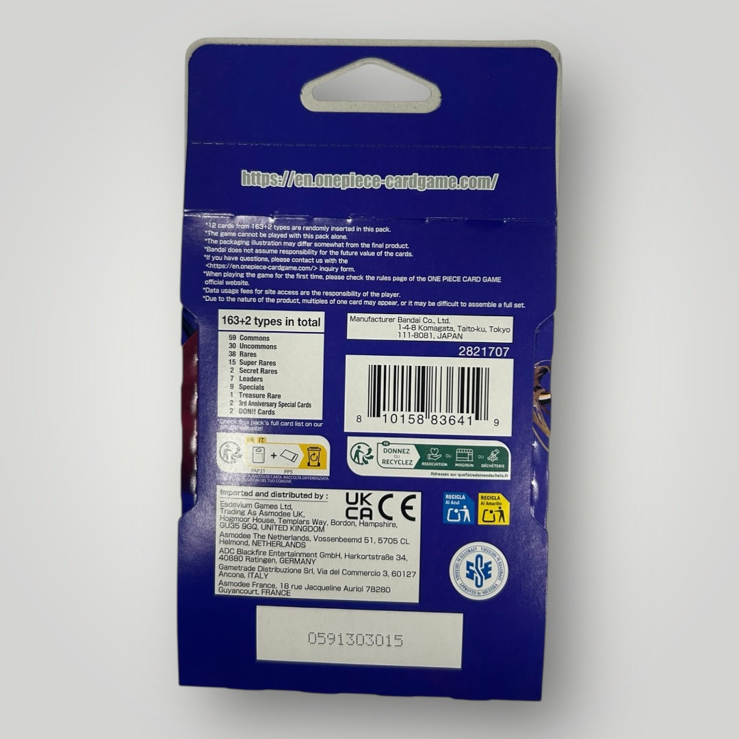 The Azure Sea's Seven Sleeved Booster Pack - The Azure Sea's Seven (OP14)