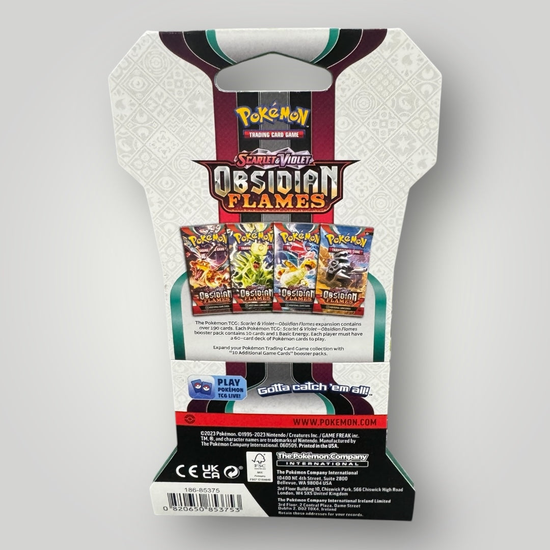 Obsidian Flames Sleeved Booster