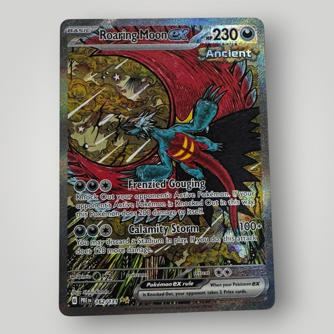 basic roaring moon pokemon card Roaring Moon Ex 162/131