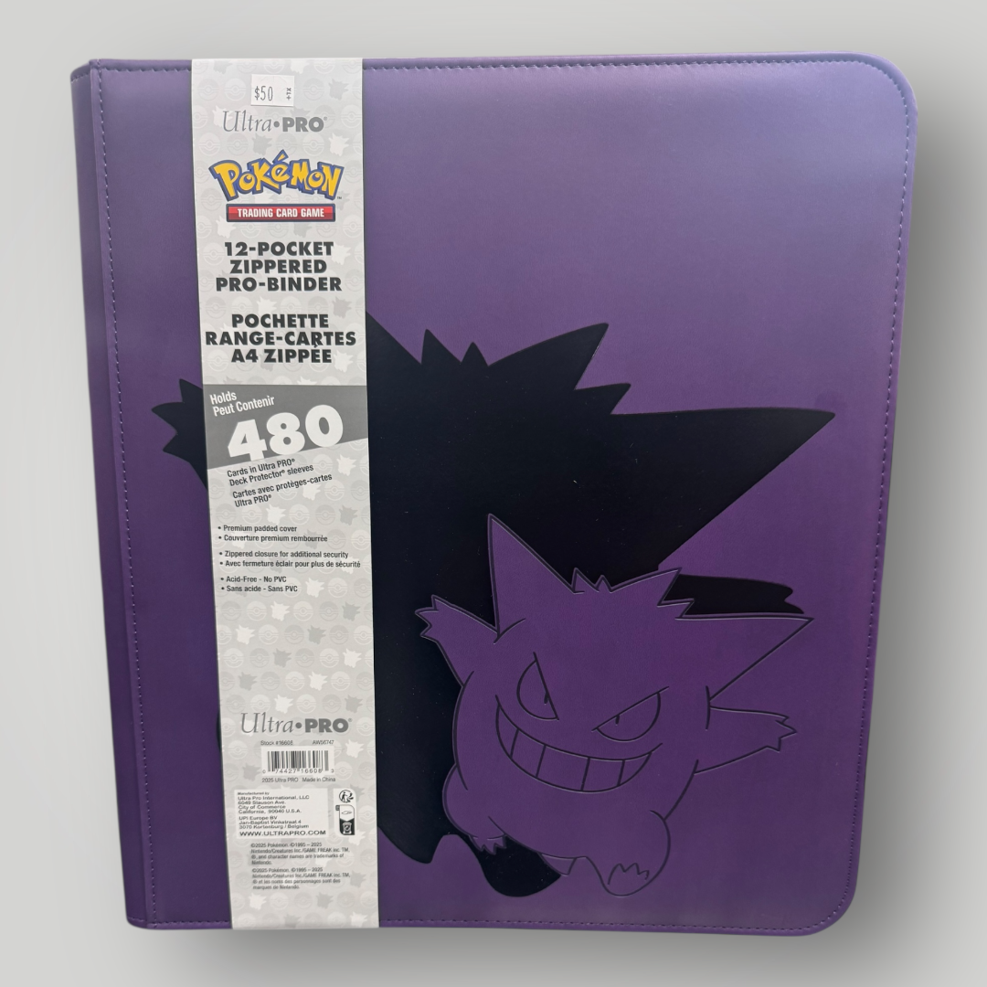 ultra pro trading card binder 12-Pocket Zippered Pro Box:Box Anime Deck Gear With its sleek black Pokémon TCG: Mega Symphonia