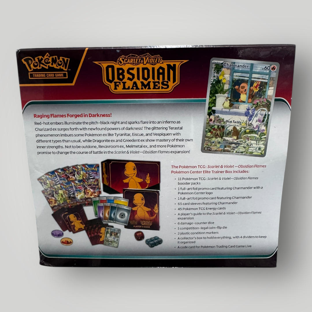 Pokemon SV03 Obsidian Flames Pokemon Center Elite Trainer Box (Exclusive)