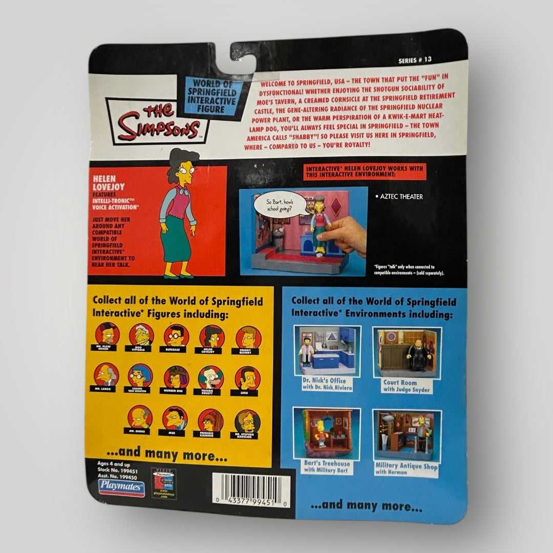 Playmates The Simpsons World of Springfield WoS Ser. 13 Helen Lovejoy Figure