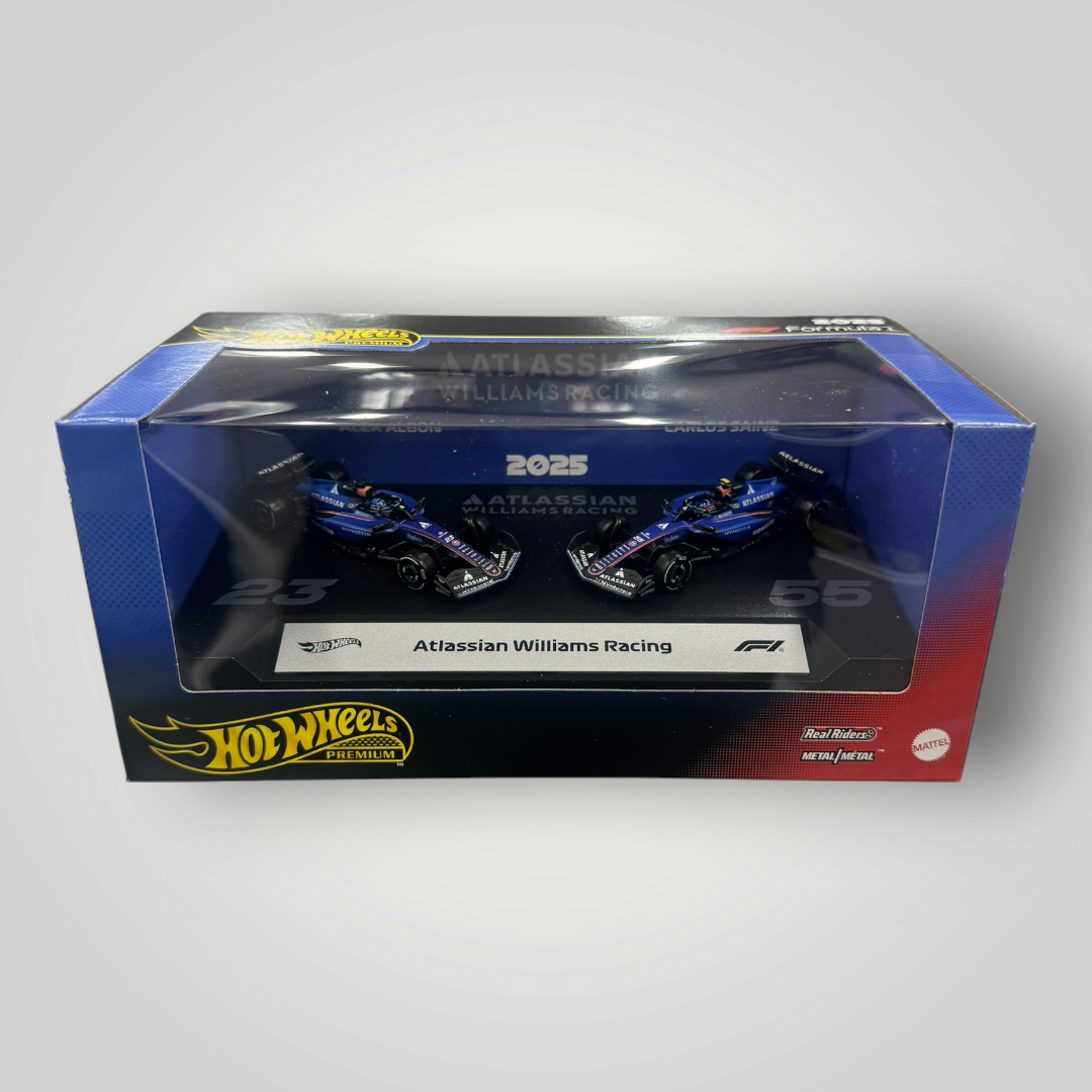 Hot Wheels Premium Formula 1 – Atlassian Williams Racing Two-Car Set
