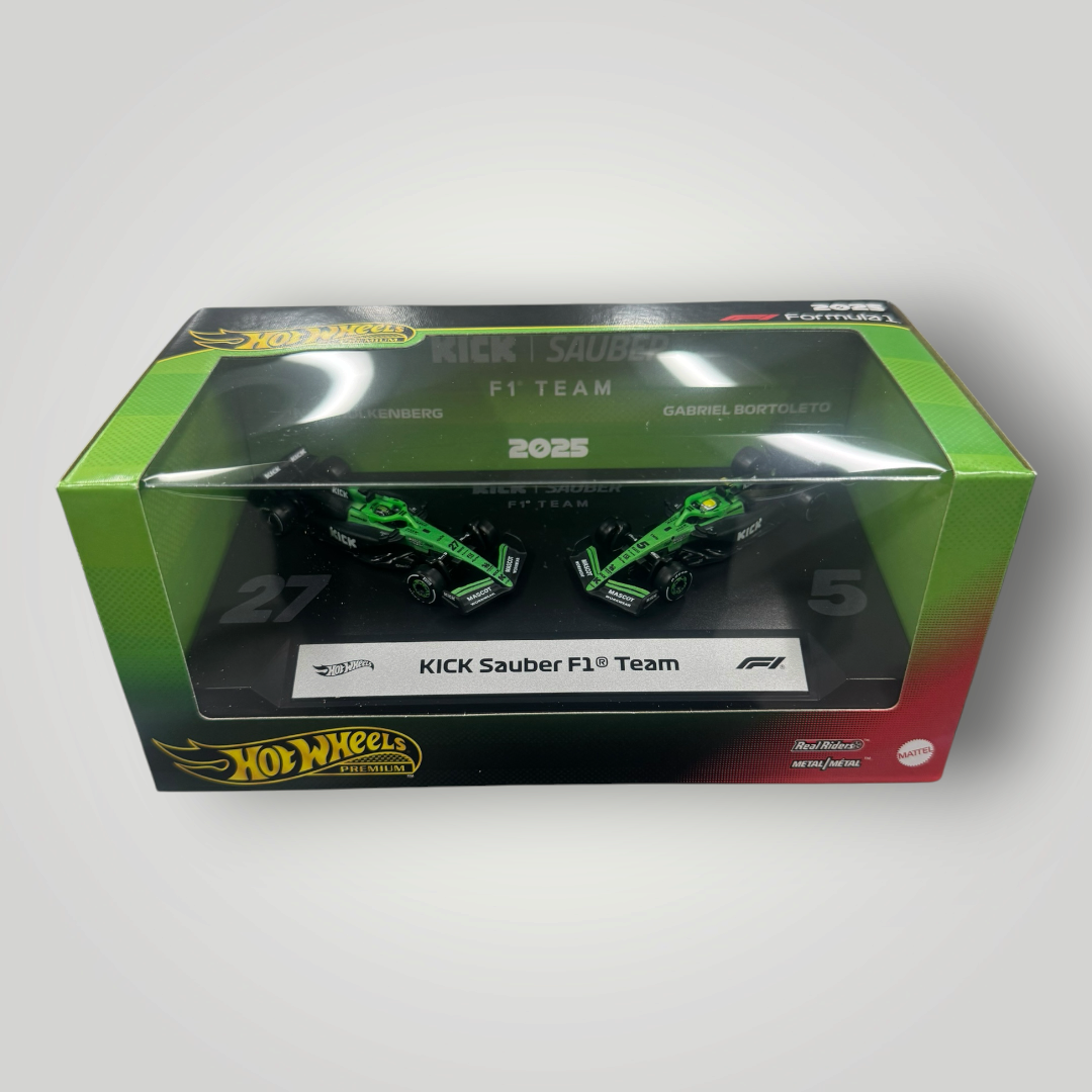 Hot Wheels Premium Formula 1 – Kick Sauber F1 Team Two-Car Set