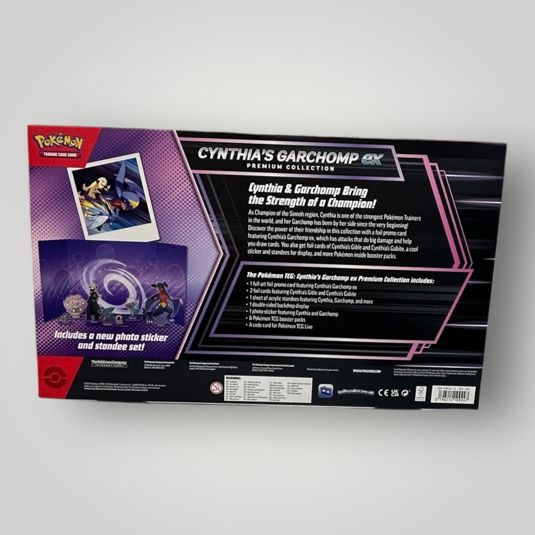 Pokémon Cynthia’s Garchomp Ex Premium collection