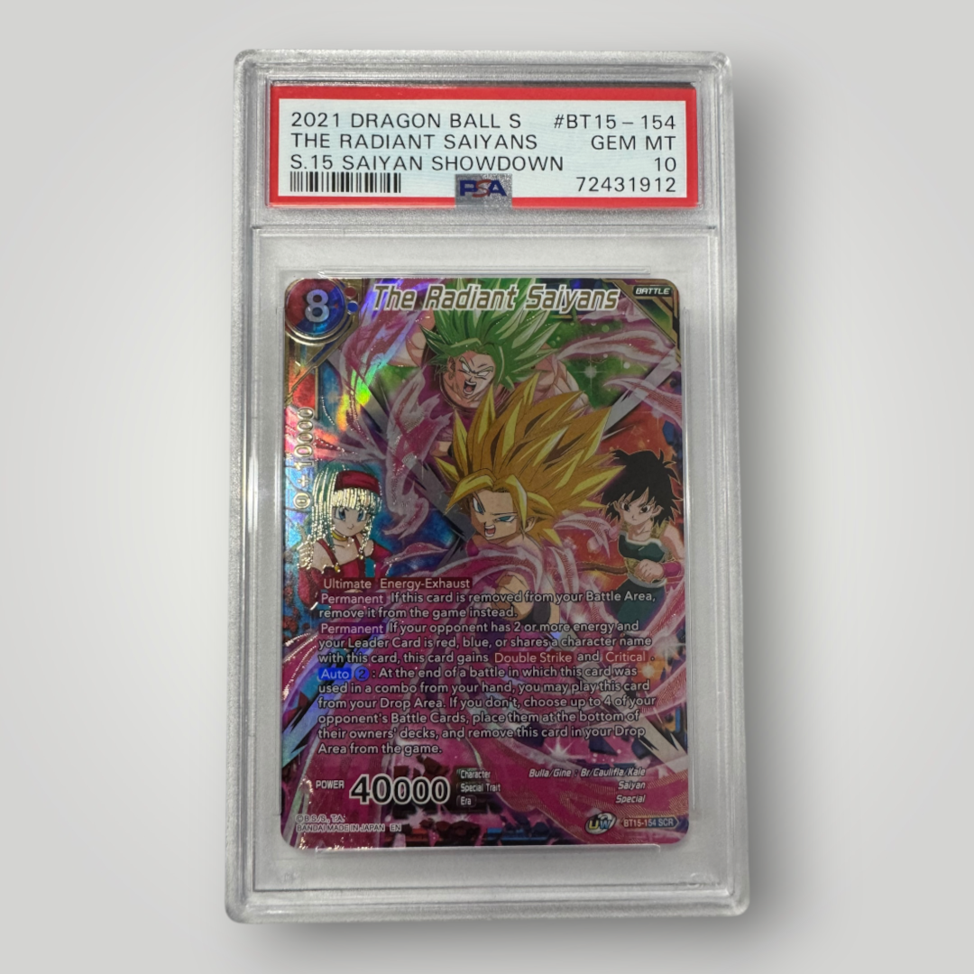 The Radiant Saiyans - Saiyan Showdown (DBS-B15) PSA 10