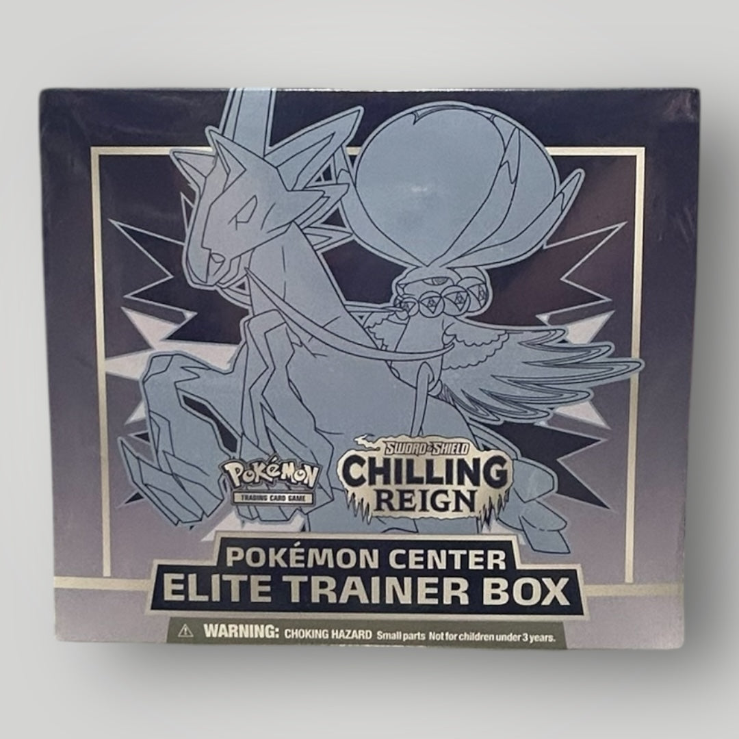 Pokémon chilling reign Pokémon center Elite Trainer Box