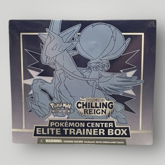 Pokémon chilling reign Pokémon center Elite Trainer Box