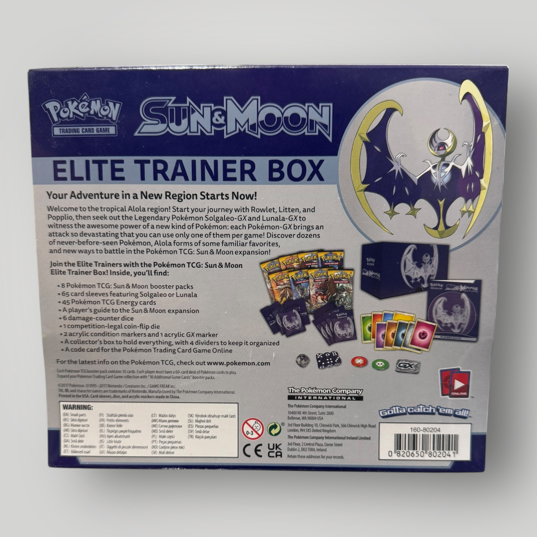 Pokemon SM01 Sun & Moon Elite Trainer Box [Lunala]