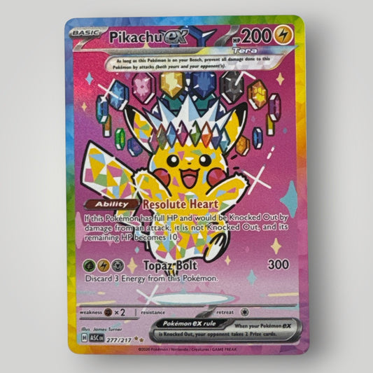 Pikachu EX 277/217