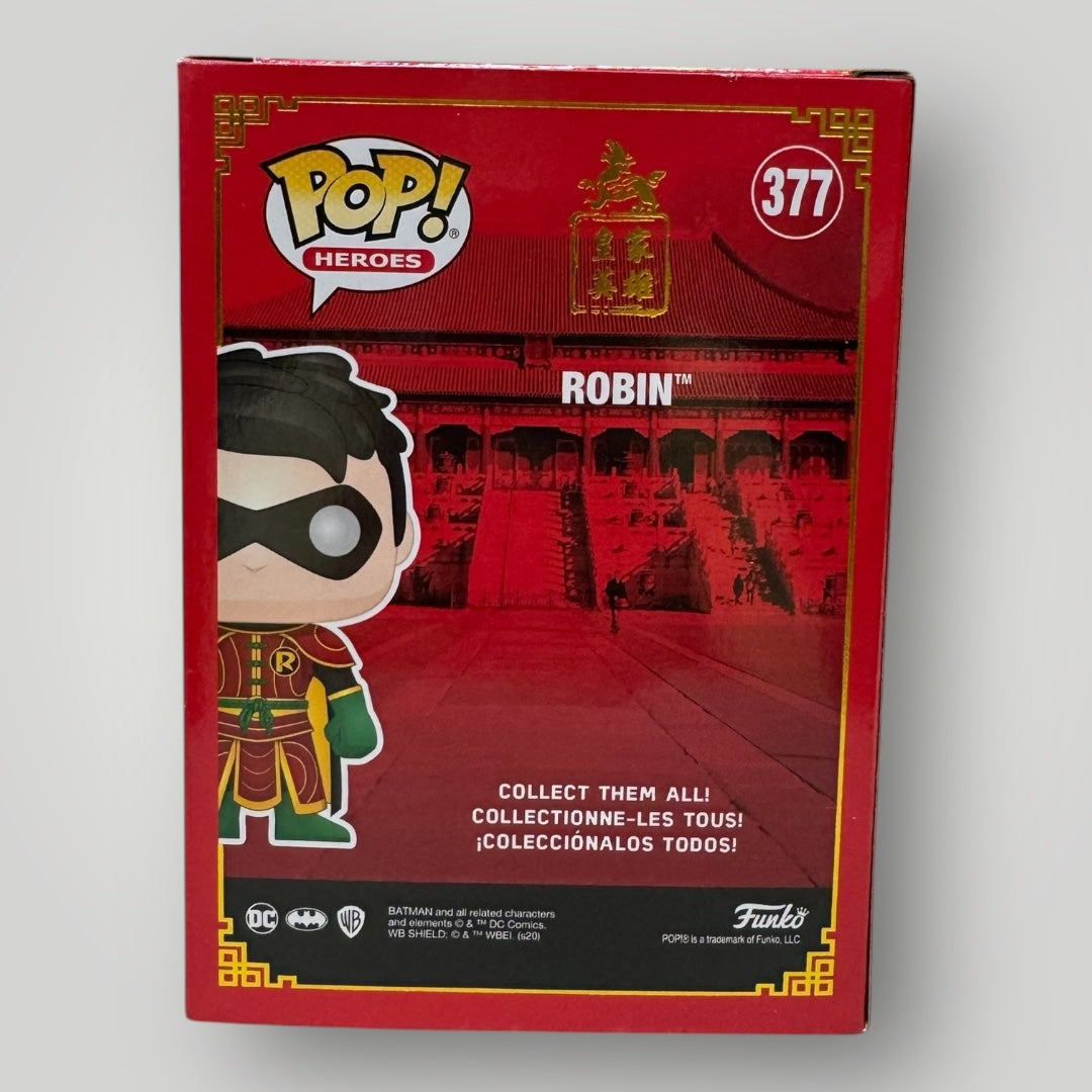 FUNKO DC UNIVERSE ROBIN PATINA HOODED CHASE #377