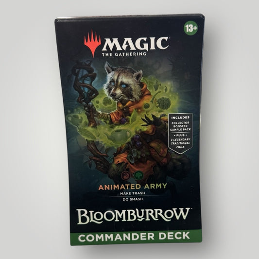 Magic The Gathering Bloomburrow Animated Army Commander Deck